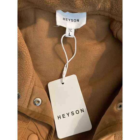 Heyson | NWT oliver fleece button down utility jacket | Large - Picture 3 of 5